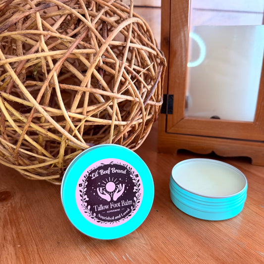 The Peppermint Tallow Foot Balm