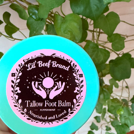 The Peppermint Tallow Foot Balm