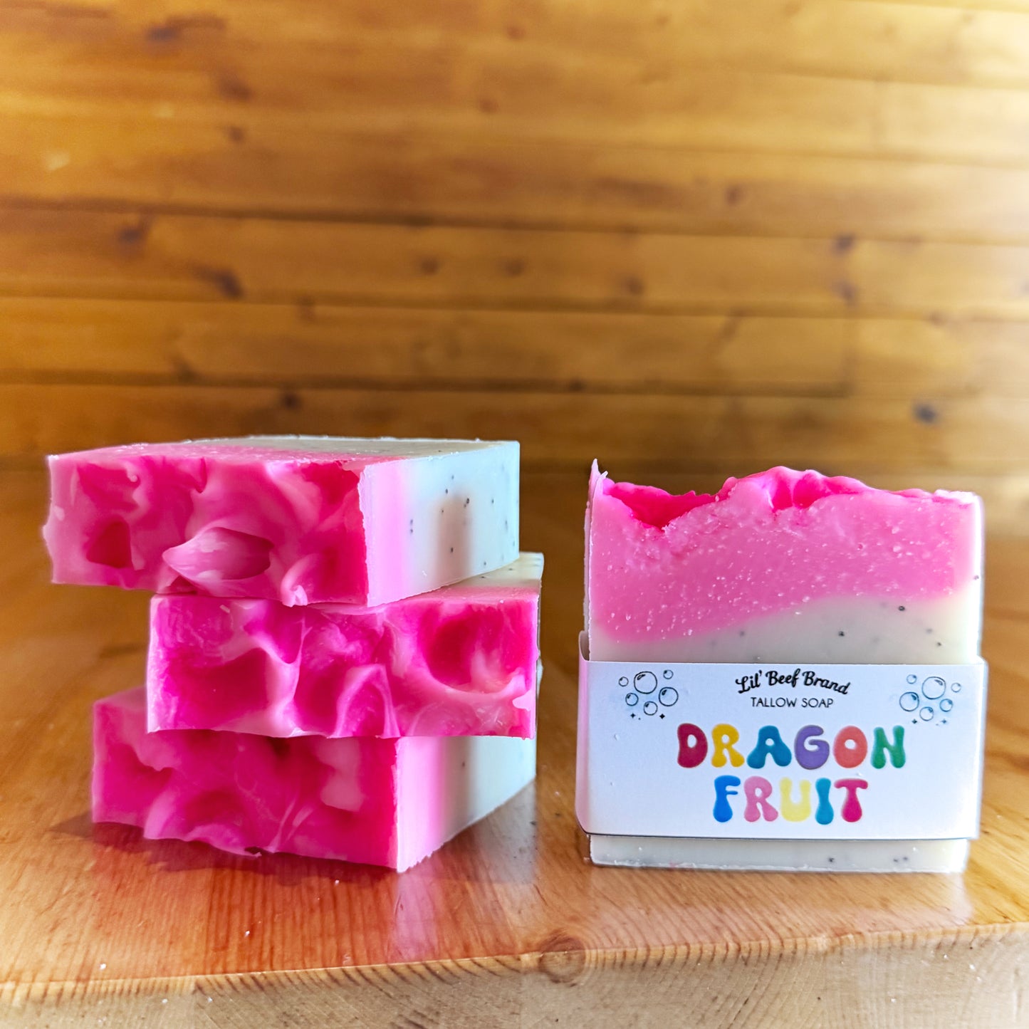 Dragon Fruit Tallow Soap Bar