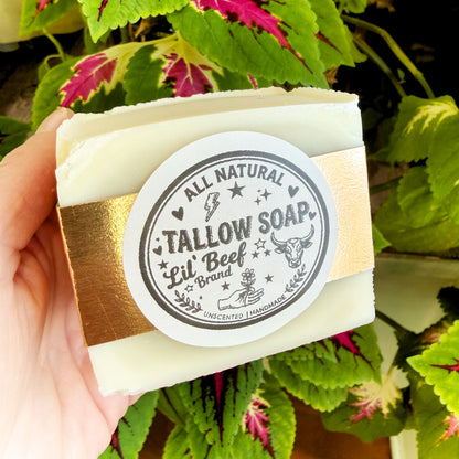 The Original BIG Tallow Soap Bar (Unscented)