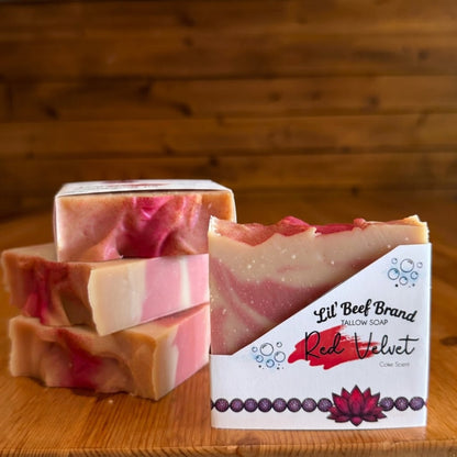 Red Velvet Tallow Soap Bar