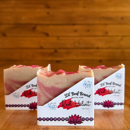 Red Velvet Tallow Soap Bar