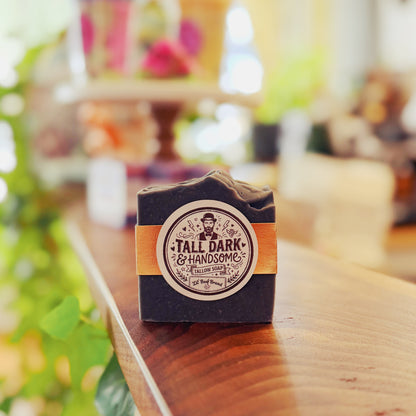 Tall, Dark & Handsome BIG Tallow Soap Bar